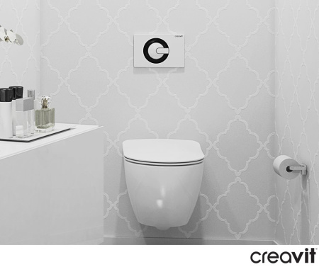 Унитаз подвесной безободковый Creavit Free FE322-11CB00E-0000